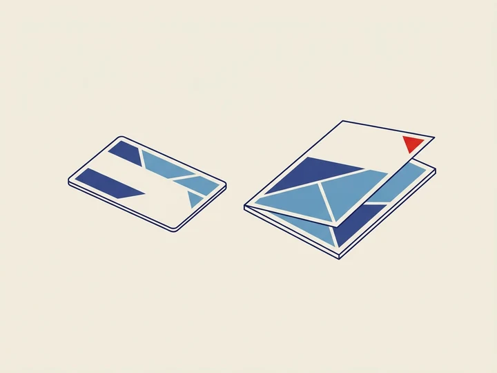 Carte d'identité et passeport sur un bureau